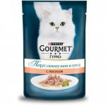 ГУРМЭ (GOURMET) конс 85гр пауч кусочки в подливке лосось