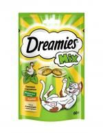 Лакомые подушечки ДРИМС (DREAMIES) 60гр кошачья мято +курица